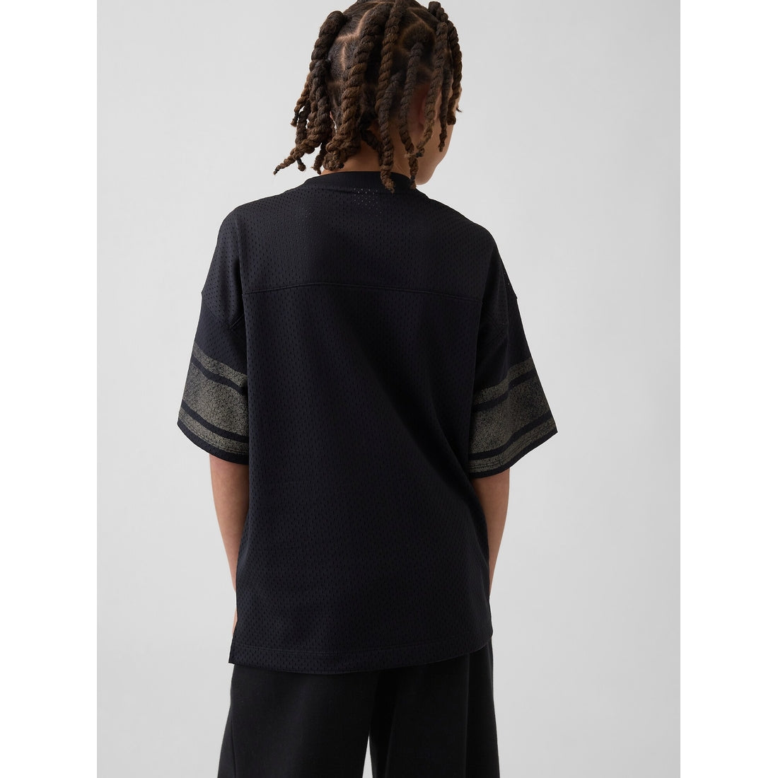 Boys' Mesh Oversized Graphic Jersey T-Shirt