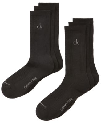 Men's Athletic Performance Crew Socks 6-Pack