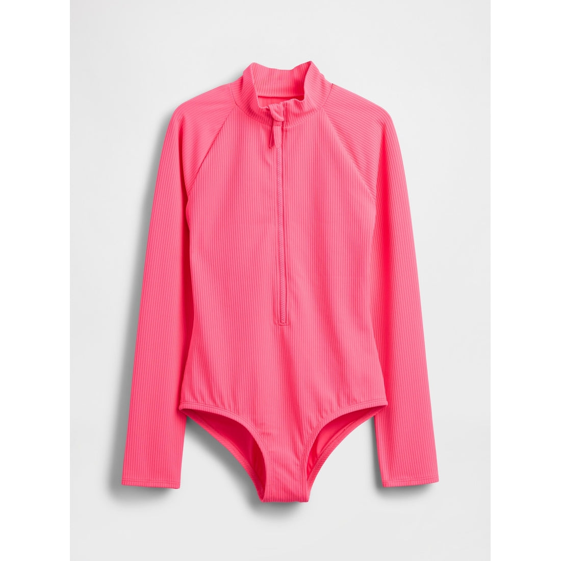 Girls' Rash Guard One-Piece Swimsuit