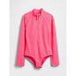 Girls' Rash Guard One-Piece Swimsuit