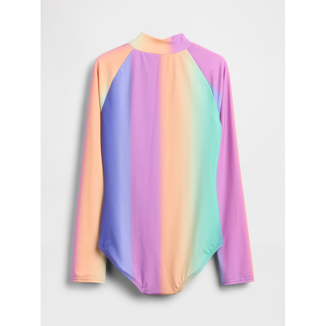 Girls' Rash Guard One-Piece Swimsuit