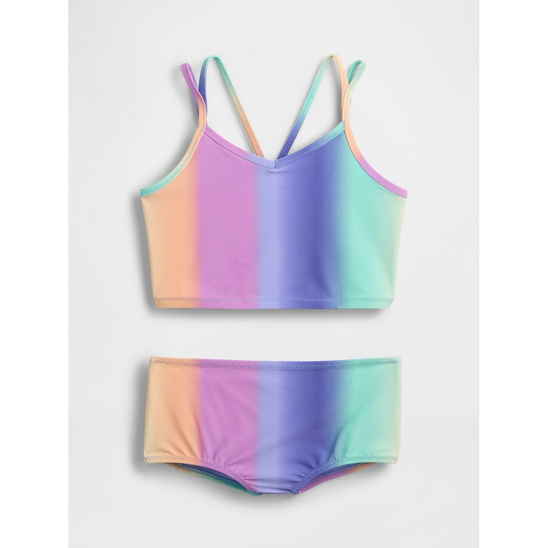 Girls' Tankini & Boy Short Swim Set