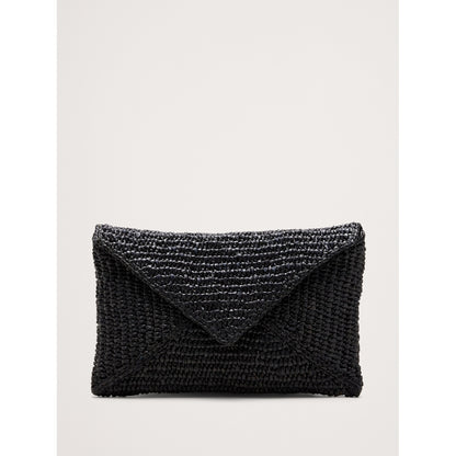 Women's Emmie Raffia Envelope Clutch By Hat Attack