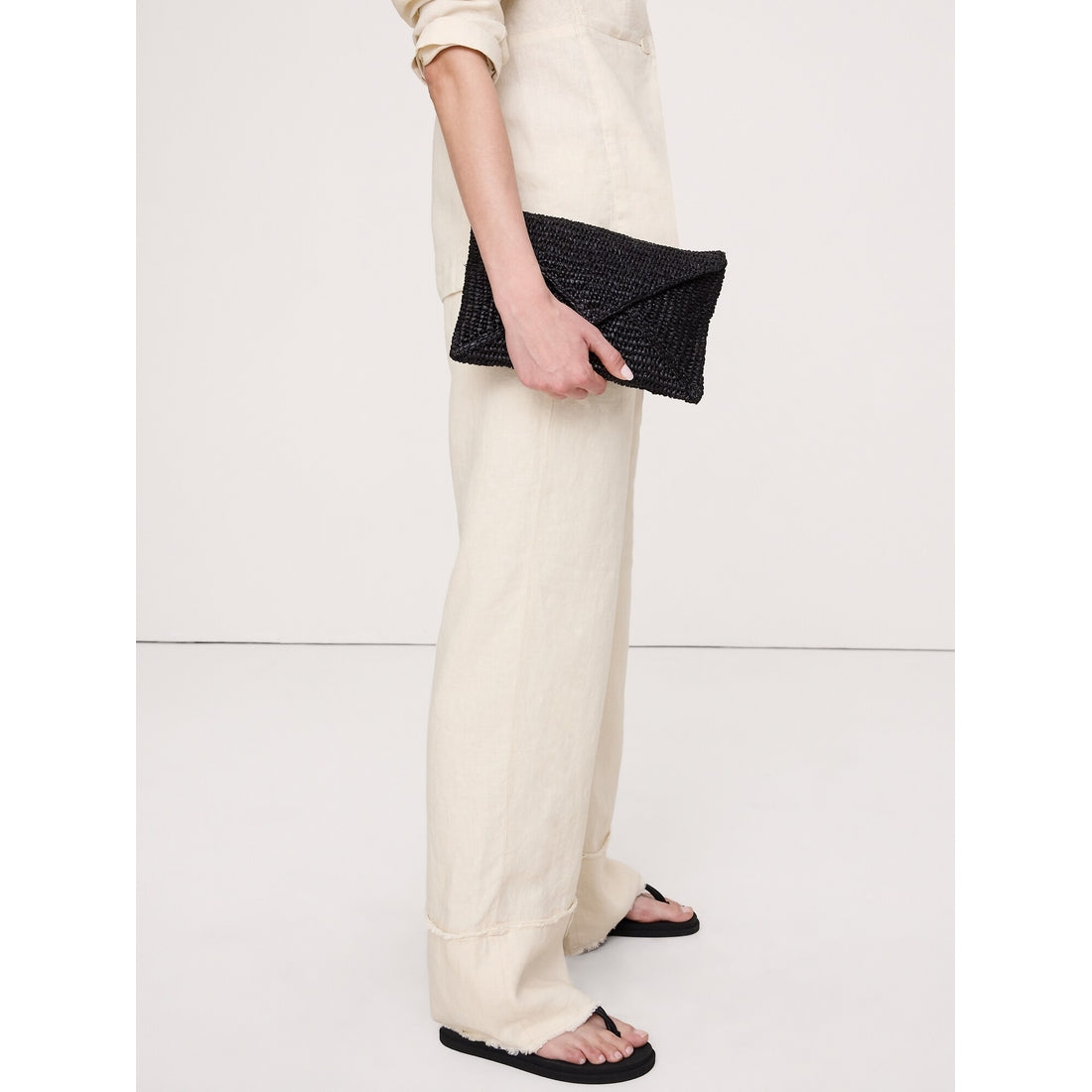 Women's Emmie Raffia Envelope Clutch By Hat Attack