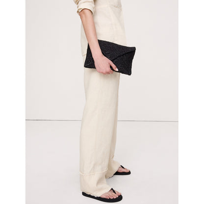 Women's Emmie Raffia Envelope Clutch By Hat Attack