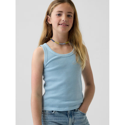 Girls' Kid Rib Scoop Tank Top