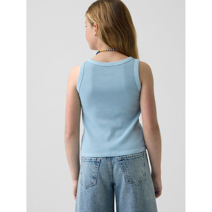 Girls' Kid Rib Scoop Tank Top