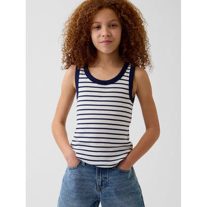 Girls' Kid Rib Scoop Tank Top