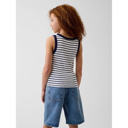 Girls' Kid Rib Scoop Tank Top
