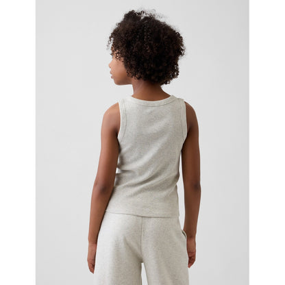 Girls' Kid Rib Scoop Tank Top
