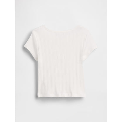 Toddler & Pointelle Rib T-Shirt