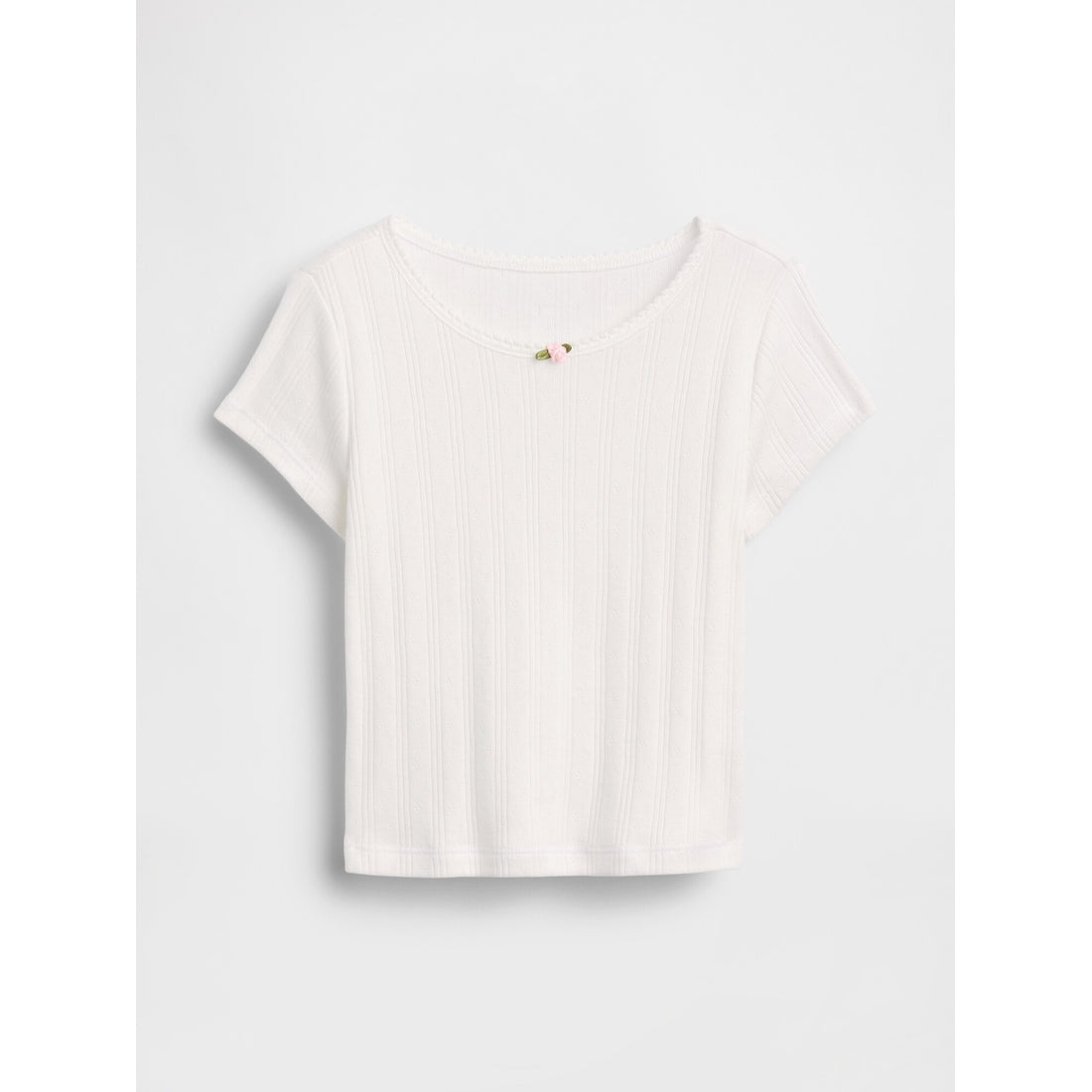 Toddler & Pointelle Rib T-Shirt