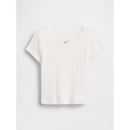 Toddler & Pointelle Rib T-Shirt