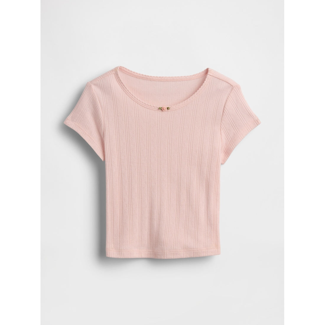 Toddler & Pointelle Rib T-Shirt