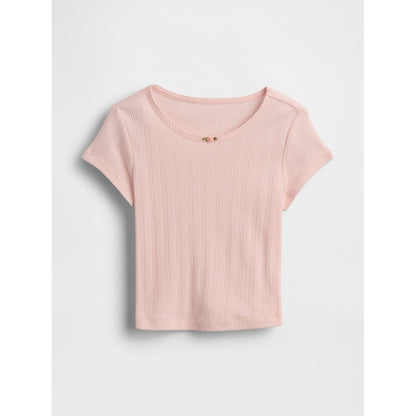 Toddler & Pointelle Rib T-Shirt