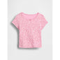Toddler & Pointelle Rib T-Shirt