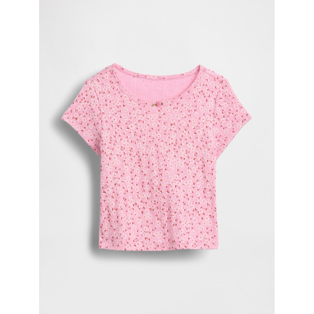 Toddler & Pointelle Rib T-Shirt