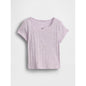 Toddler & Pointelle Rib T-Shirt
