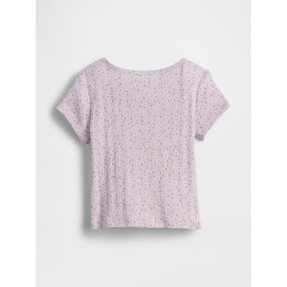 Toddler & Pointelle Rib T-Shirt