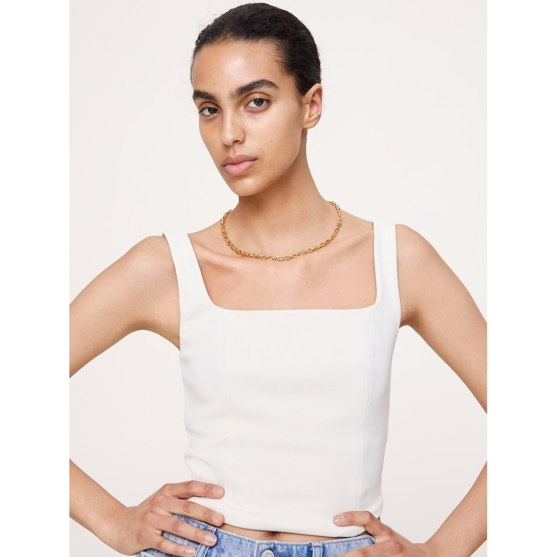 Women's Mini Oval Link Chain Necklace