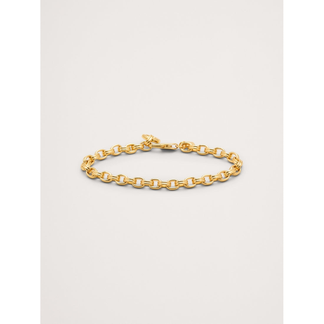 Women's Mini Double Oval Link Chain Bracelet