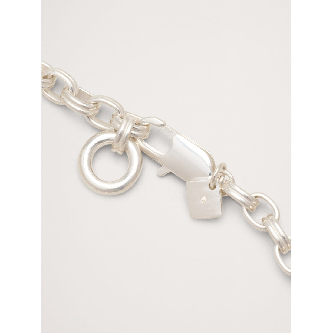 Women's Mini Double Oval Link Chain Bracelet