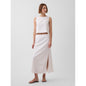 Women's Linen-Blend Maxi Slip Skirt