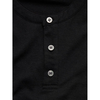 Men's Mesh Henley T-Shirt
