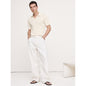 Men's Ribbed Stretch-Cotton Johnny-Collar Polo Shirt