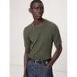 Men's Ribbed Stretch-Cotton Crew-Neck T-Shirt