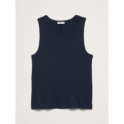 Men's Ribbed Stretch-Cotton Tank