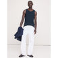 Men's Ribbed Stretch-Cotton Tank