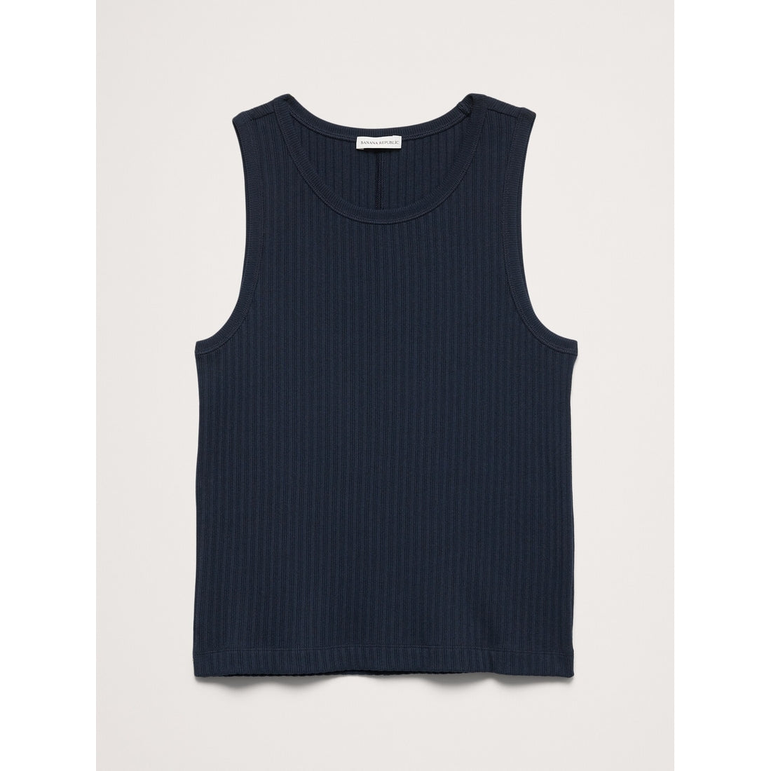 Men's Ribbed Stretch-Cotton Tank