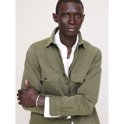 Men's Cotton Twill Overshirt
