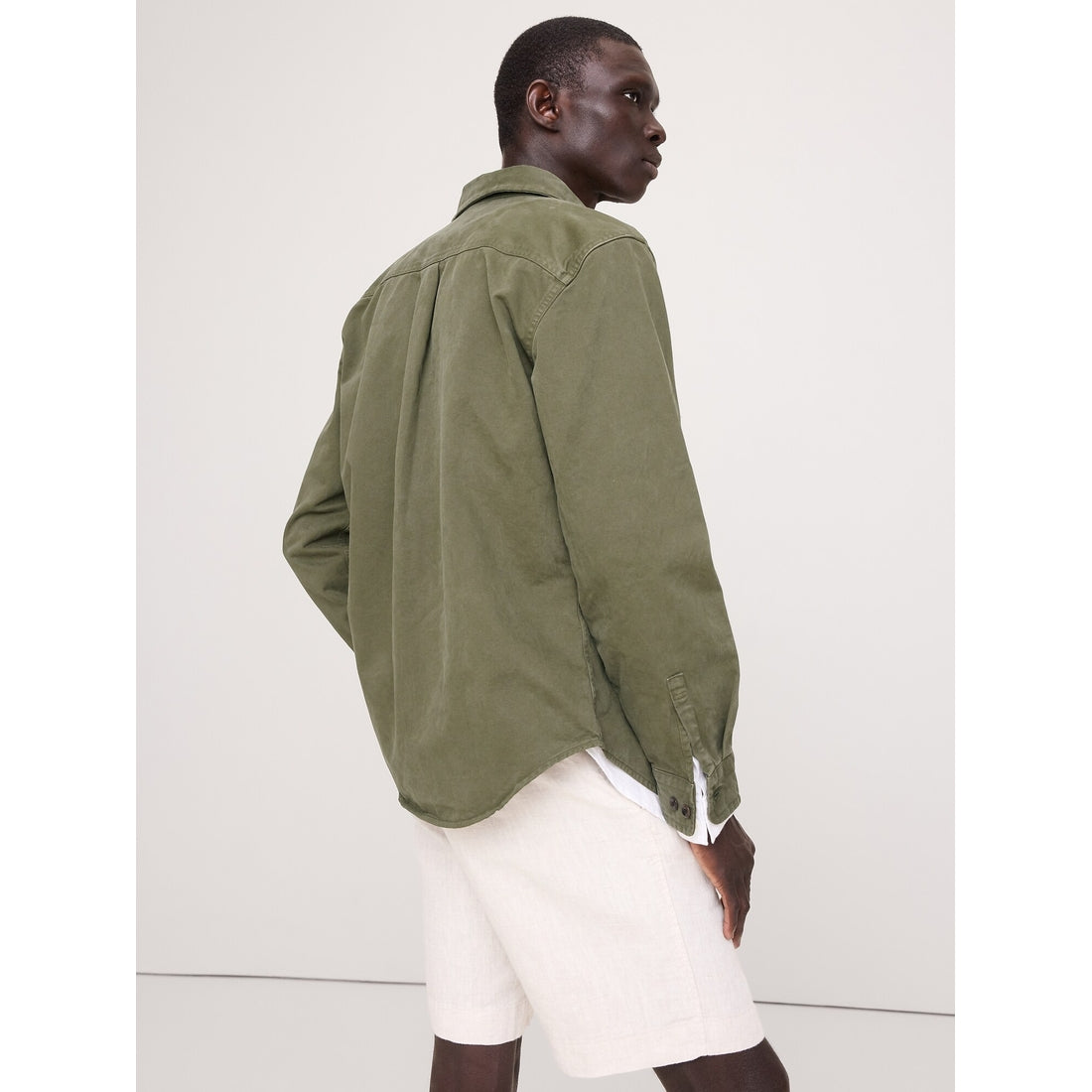 Men's Cotton Twill Overshirt
