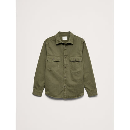 Men's Cotton Twill Overshirt
