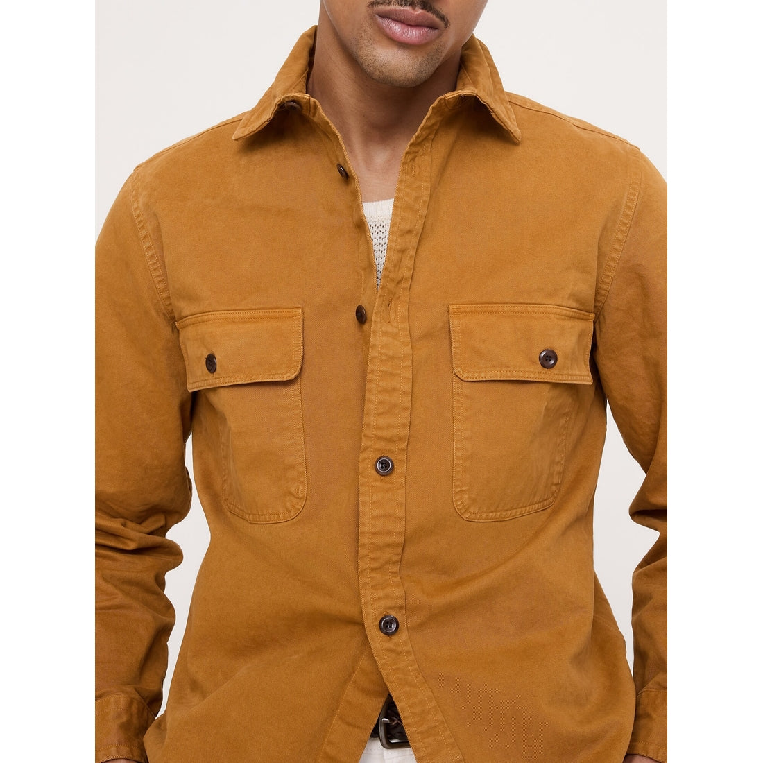 Men's Cotton Twill Overshirt