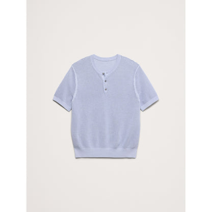 Men's Cotton-Silk Henley T-Shirt