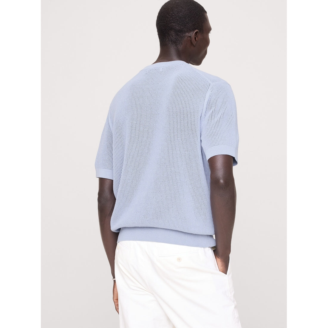 Men's Cotton-Silk Henley T-Shirt