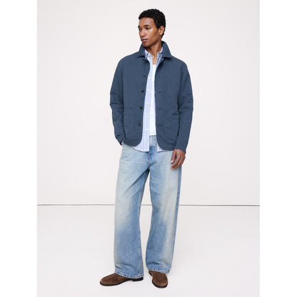 Men's Italian Linen-Cotton Shirt Jacket