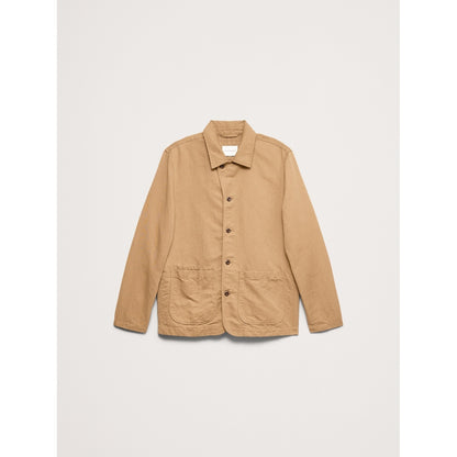 Men's Italian Linen-Cotton Shirt Jacket
