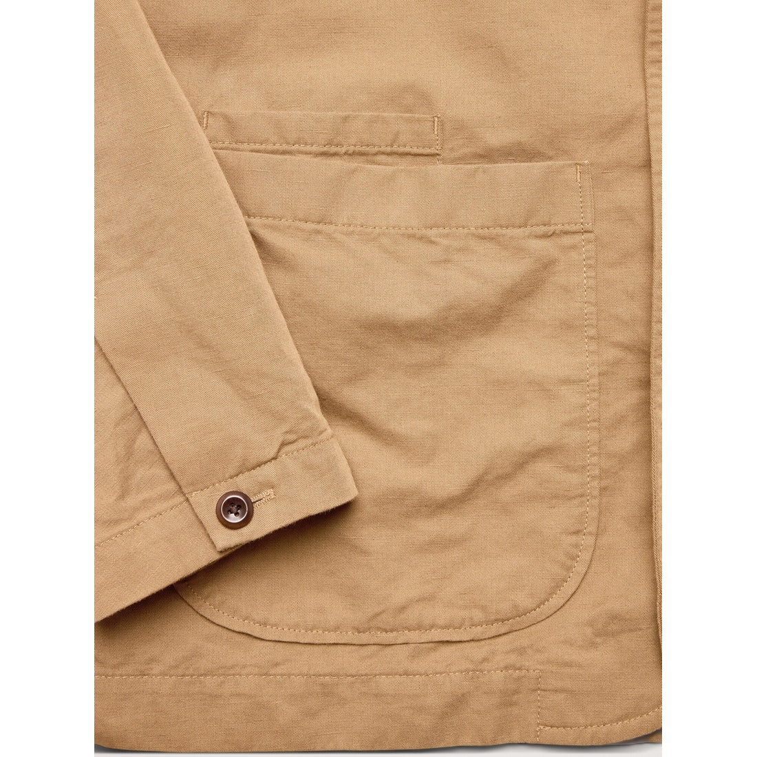Men's Italian Linen-Cotton Shirt Jacket