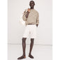 Men's Linen-Cotton Slub Roll-Neck Sweater