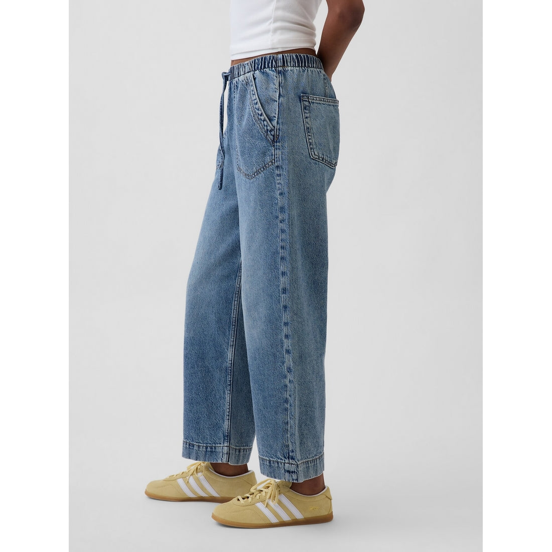 Women's Low Rise '90S Loose Easy Crop Jeans