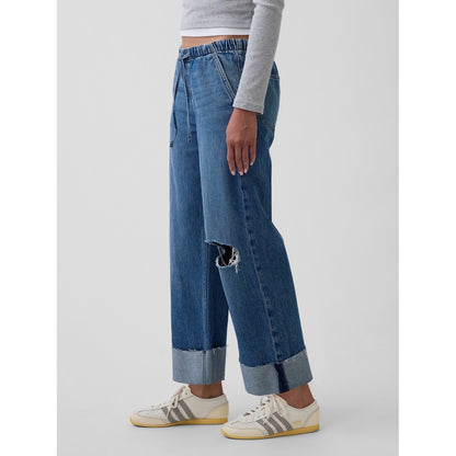Women's Low Rise '90S Loose Easy Crop Jeans