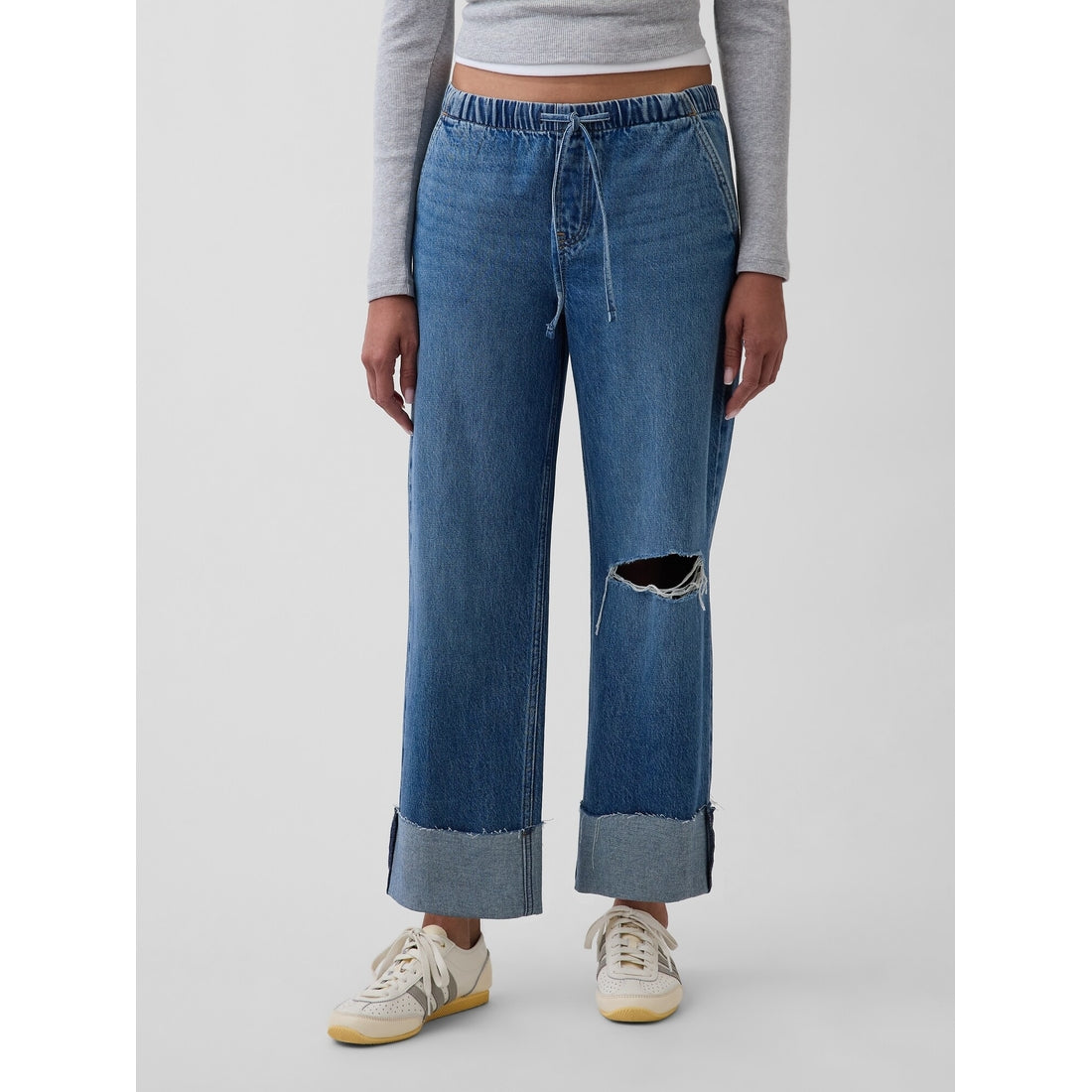 Women's Low Rise '90S Loose Easy Crop Jeans