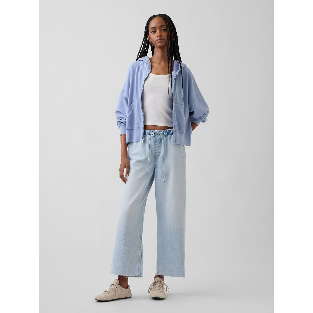Women's Low Rise '90S Loose Easy Crop Jeans