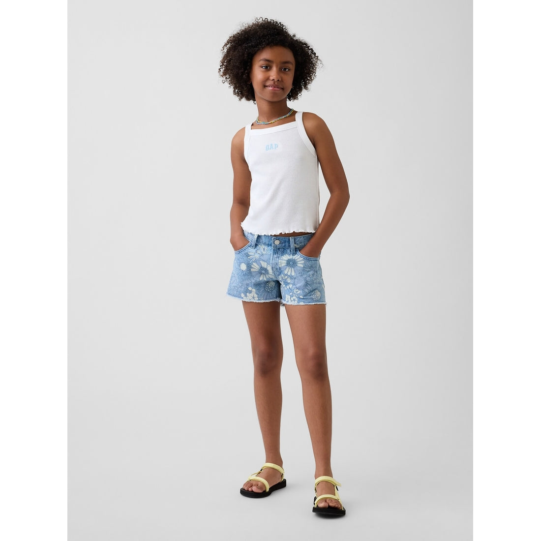 Girls' Low Rise Stride Denim Shorts