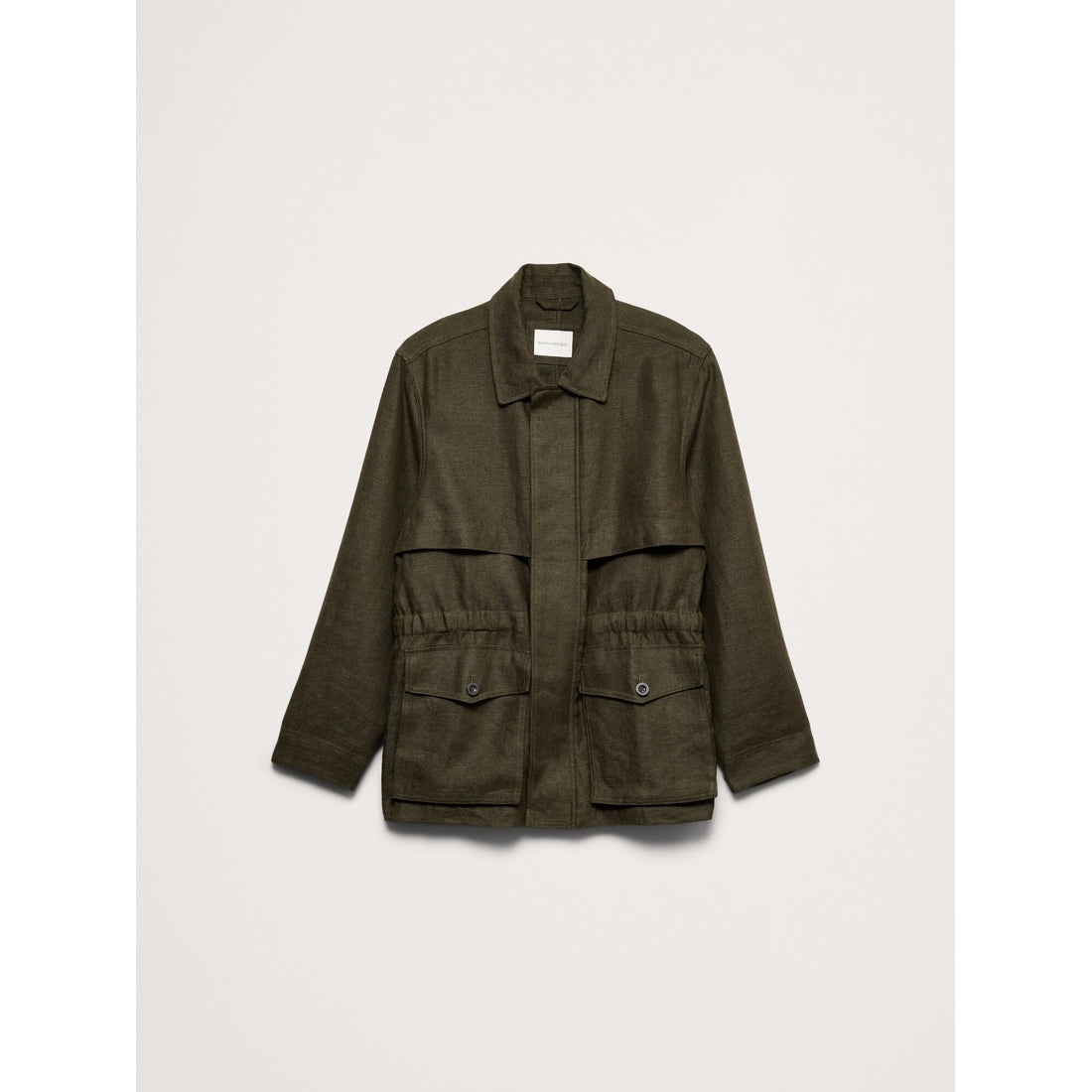 Men's Linen Canvas Utility Jacket