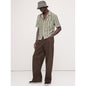 Men's Crochet Stripe Resort Shirt
